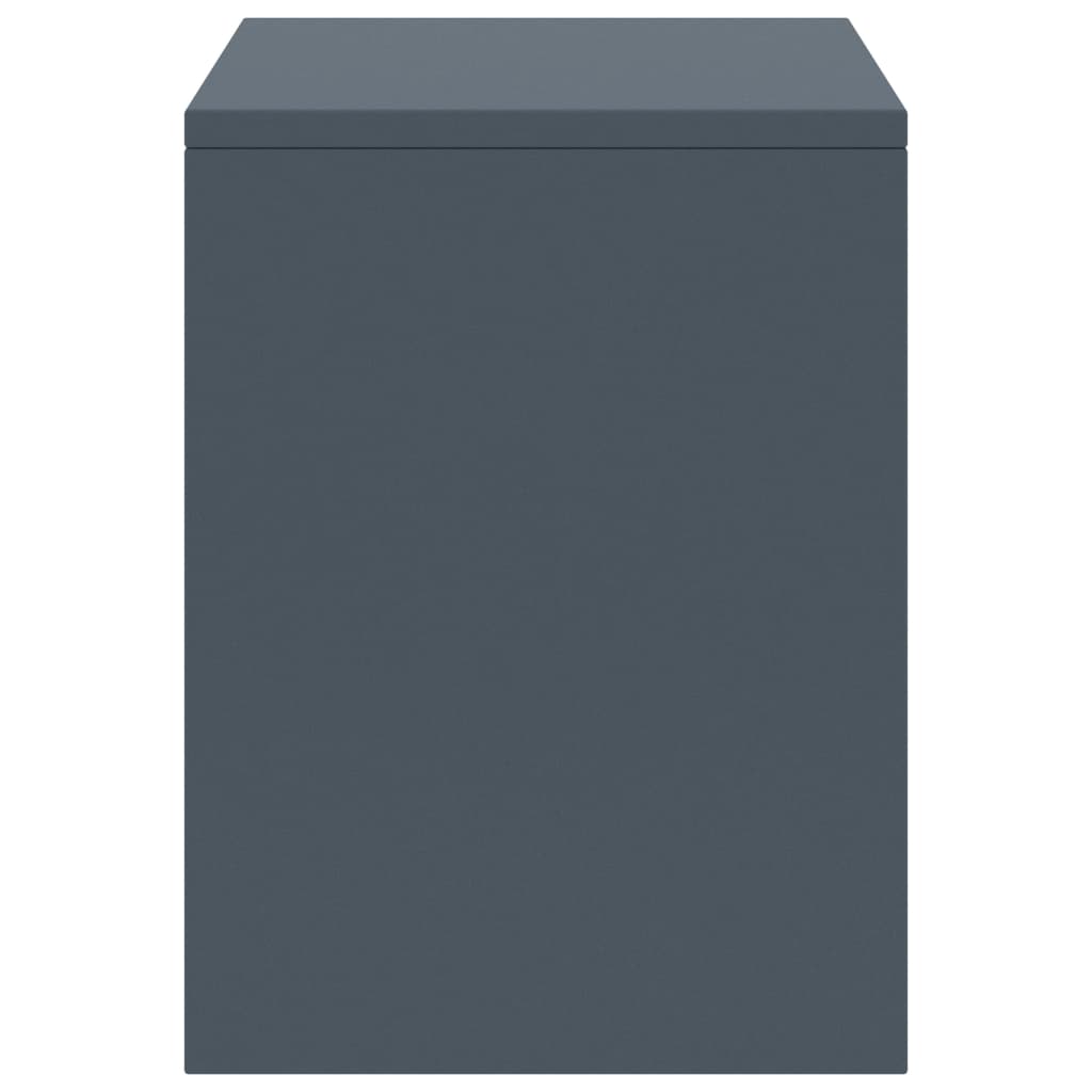 vidaXL Κομοδίνο Ανοιχτό Γκρι 35 x 30 x 40 εκ. από Μασίφ Ξύλο Πεύκου