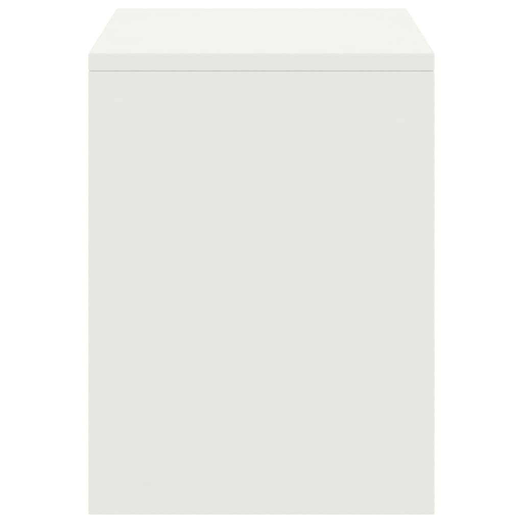 vidaXL Κομοδίνα 2 τεμ. Λευκά 35 x 30 x 40 εκ. από Μασίφ Ξύλο Πεύκου