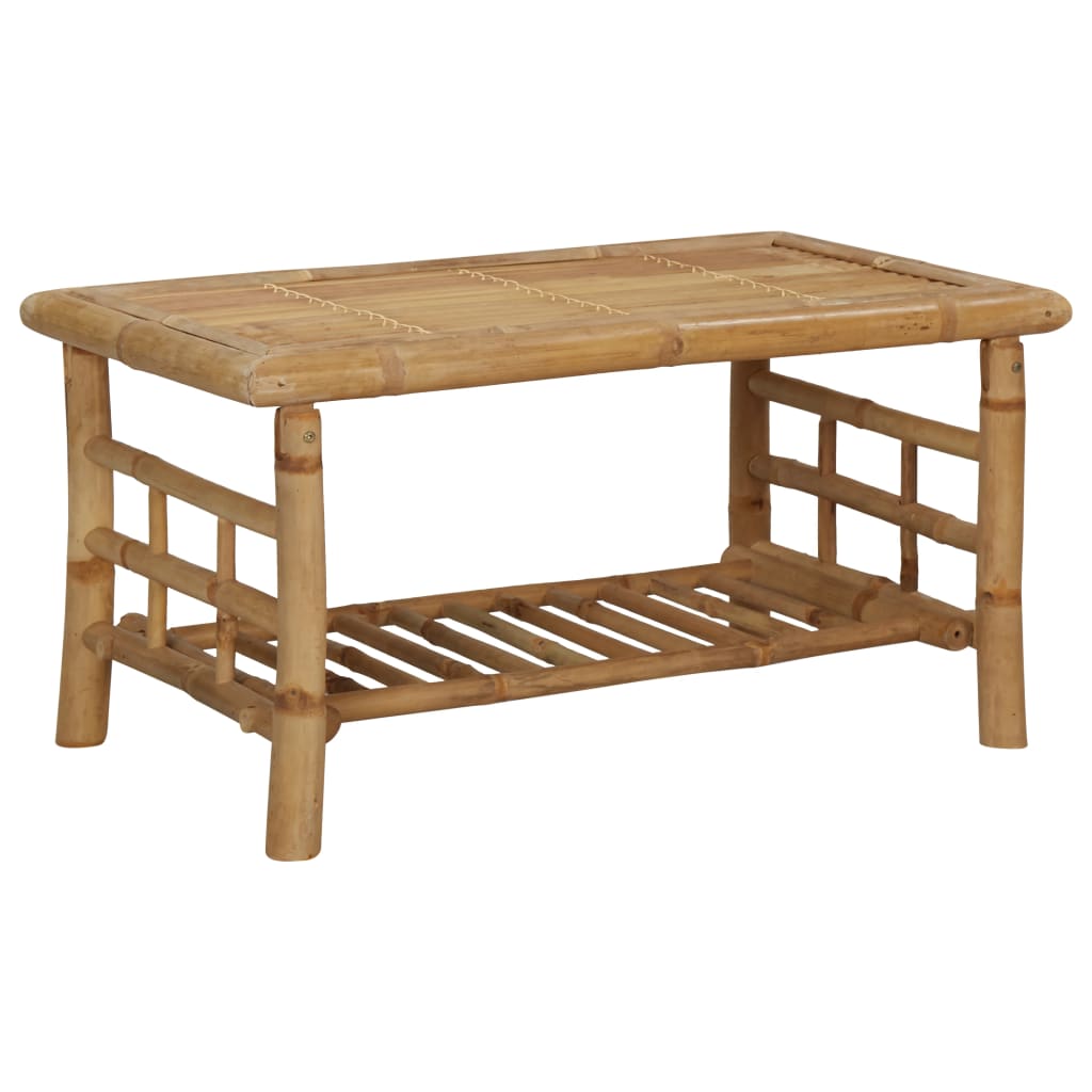 vidaXL Σαλόνι Κήπου 4 Τεμαχίων από Μπαμπού με Μαξιλάρια