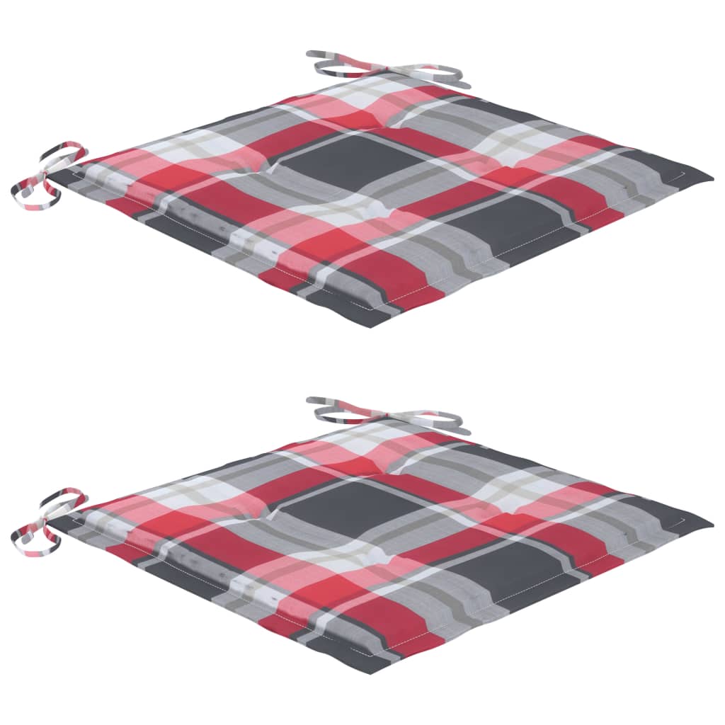 vidaXL Καρέκλες Κήπου 2 τεμ. Μασίφ Ξύλο Ακακίας με Μαξιλάρια