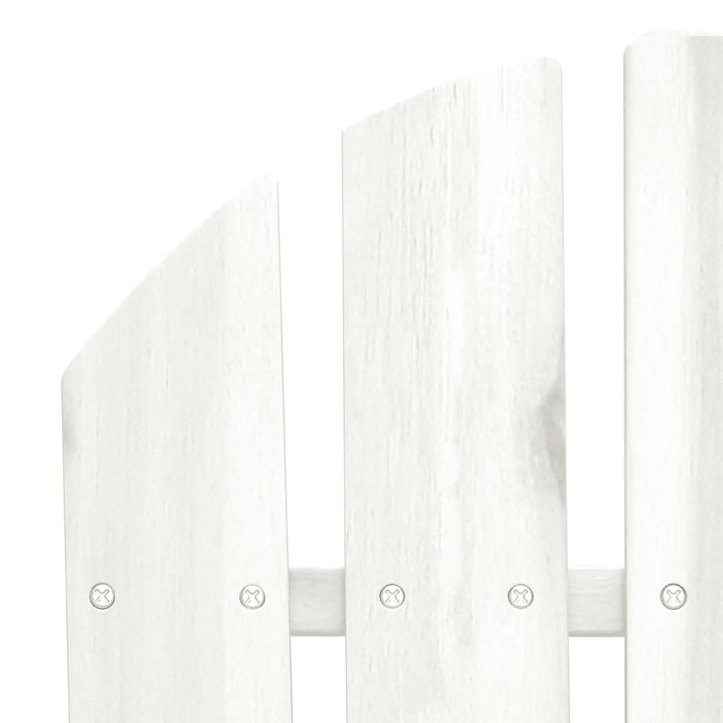 vidaXL Καρέκλα Κήπου Adirondack Διθέσια Λευκή από Μασίφ Ξύλο Ελάτης