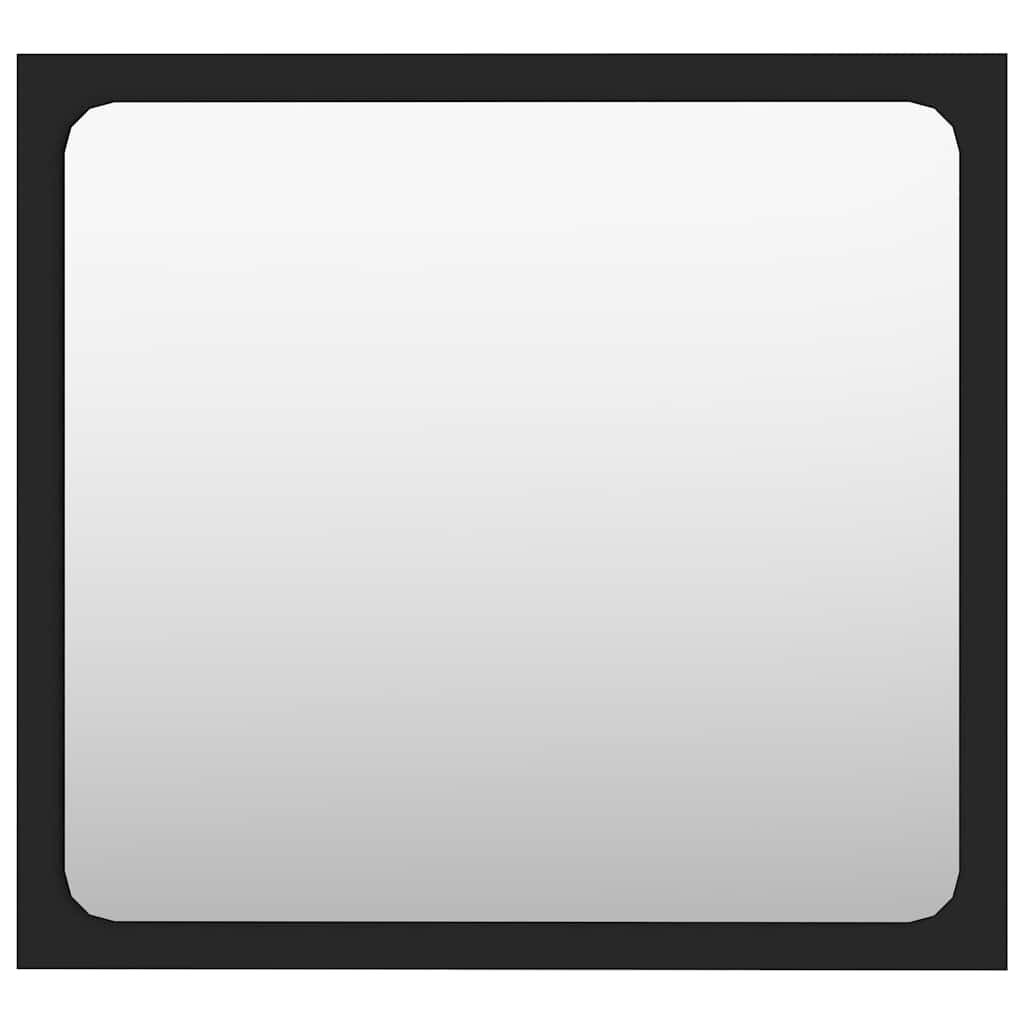 vidaXL Έπιπλα Μπάνιου Σετ 2 Τεμαχίων Μαύρο από Μοριοσανίδα