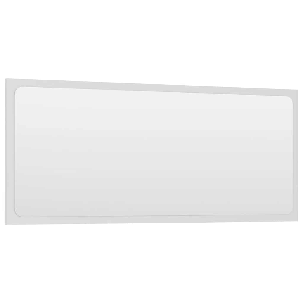 vidaXL Σετ Επίπλων Μπάνιου 2 Τεμαχίων Λευκό από Επεξ. Ξύλο