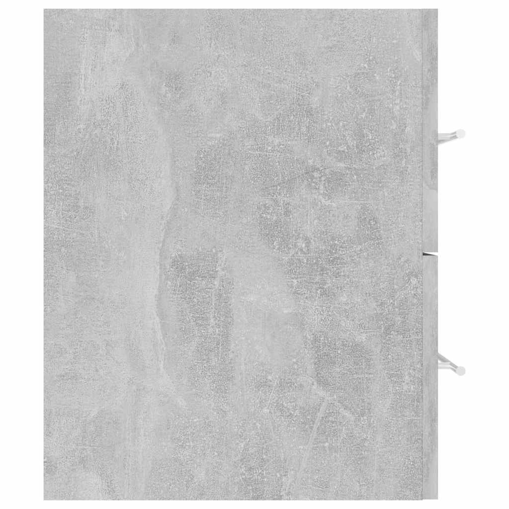 vidaXL Σετ Επίπλων Μπάνιου 2 Τεμαχίων Γκρι Σκυροδέματος Μοριοσανίδα