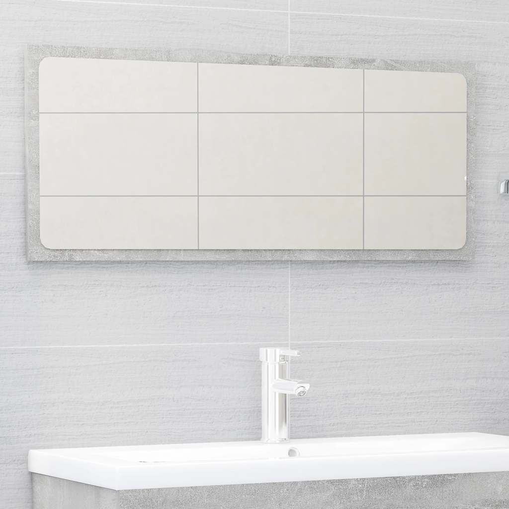 vidaXL Σετ Επίπλων Μπάνιου 2 Τεμαχίων Γκρι Σκυροδέματος Μοριοσανίδα