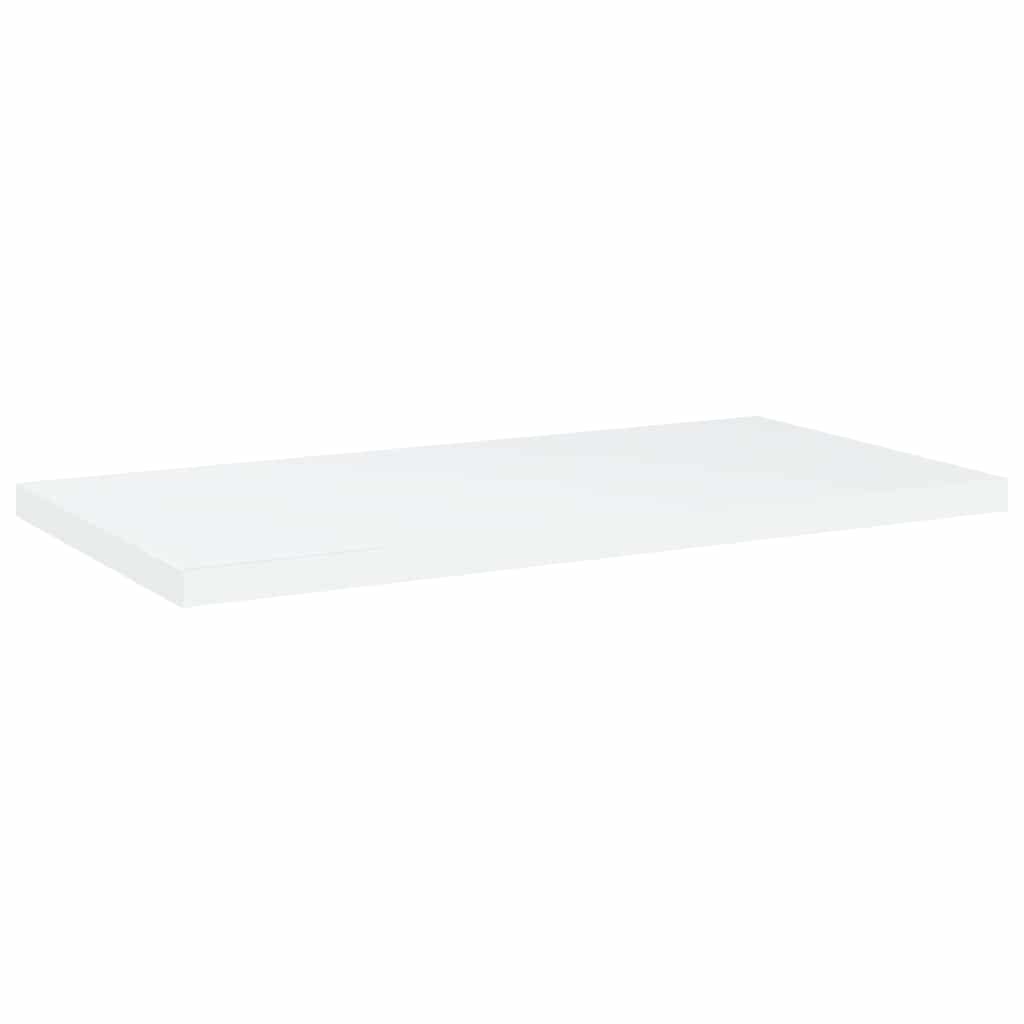 vidaXL Ράφια Βιβλιοθήκης 4 τεμ. Λευκά 40x20x1,5 εκ. από Επεξ.Ξύλο