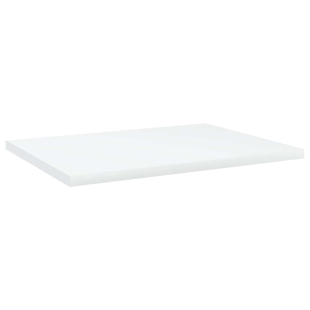 vidaXL Ράφια Βιβλιοθήκης 4 τεμ. Λευκά 40x30x1,5 εκ. από Επεξ.Ξύλο