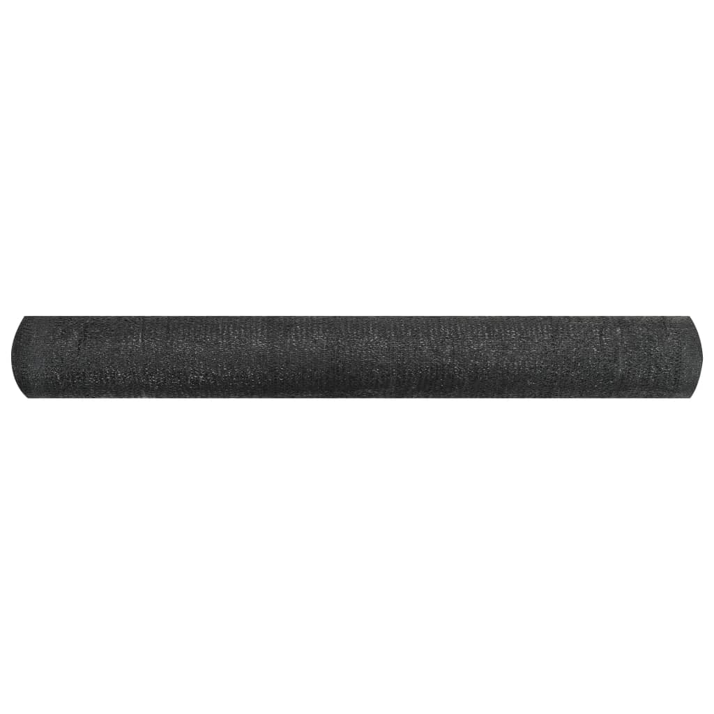 vidaXL Δίχτυ Σκίασης Μαύρο 1,8  x 25 μ. από HDPE 150 γρ./μ²