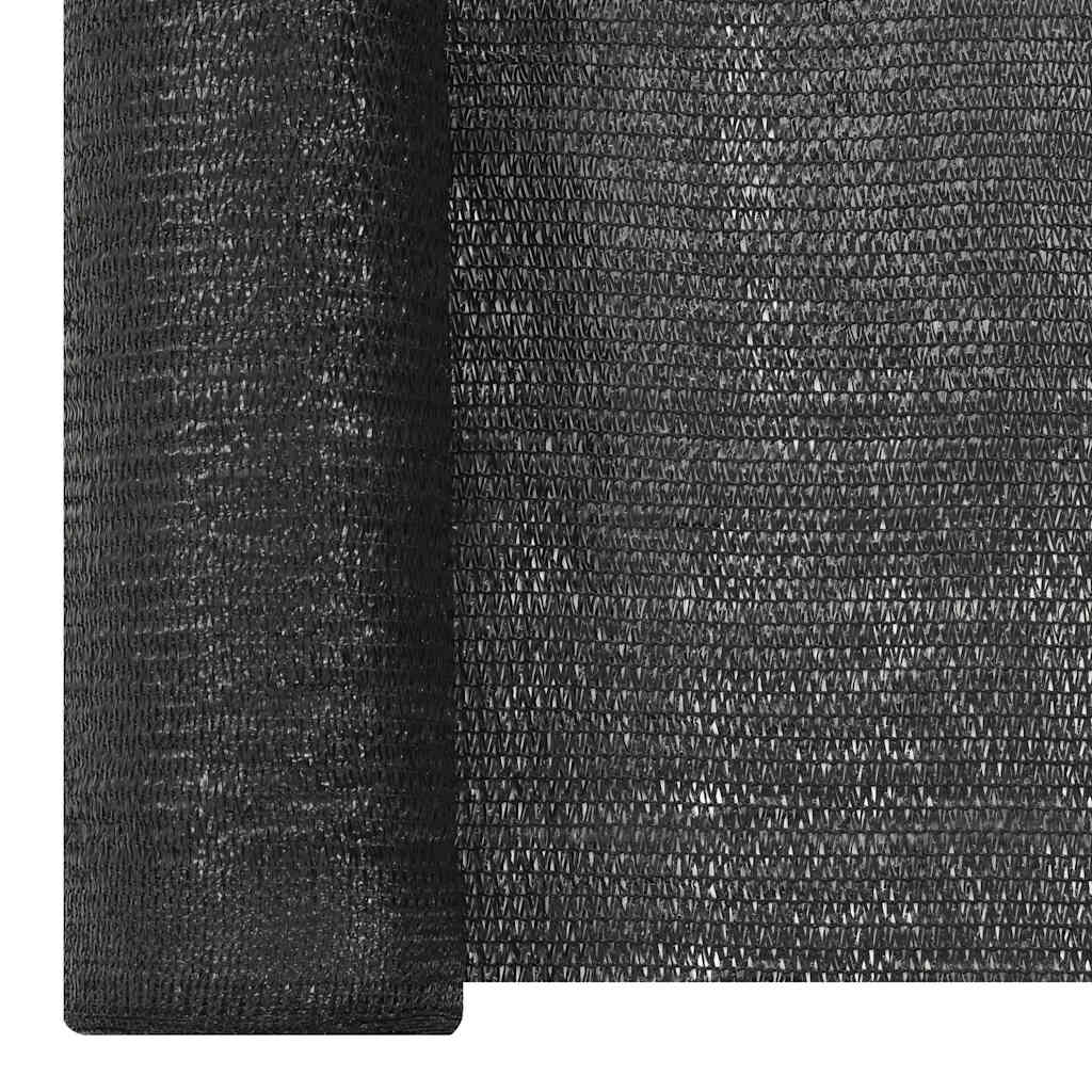 vidaXL Δίχτυ Σκίασης Μαύρο 3,6 x 10 μ. από HDPE 195 γρ./μ²