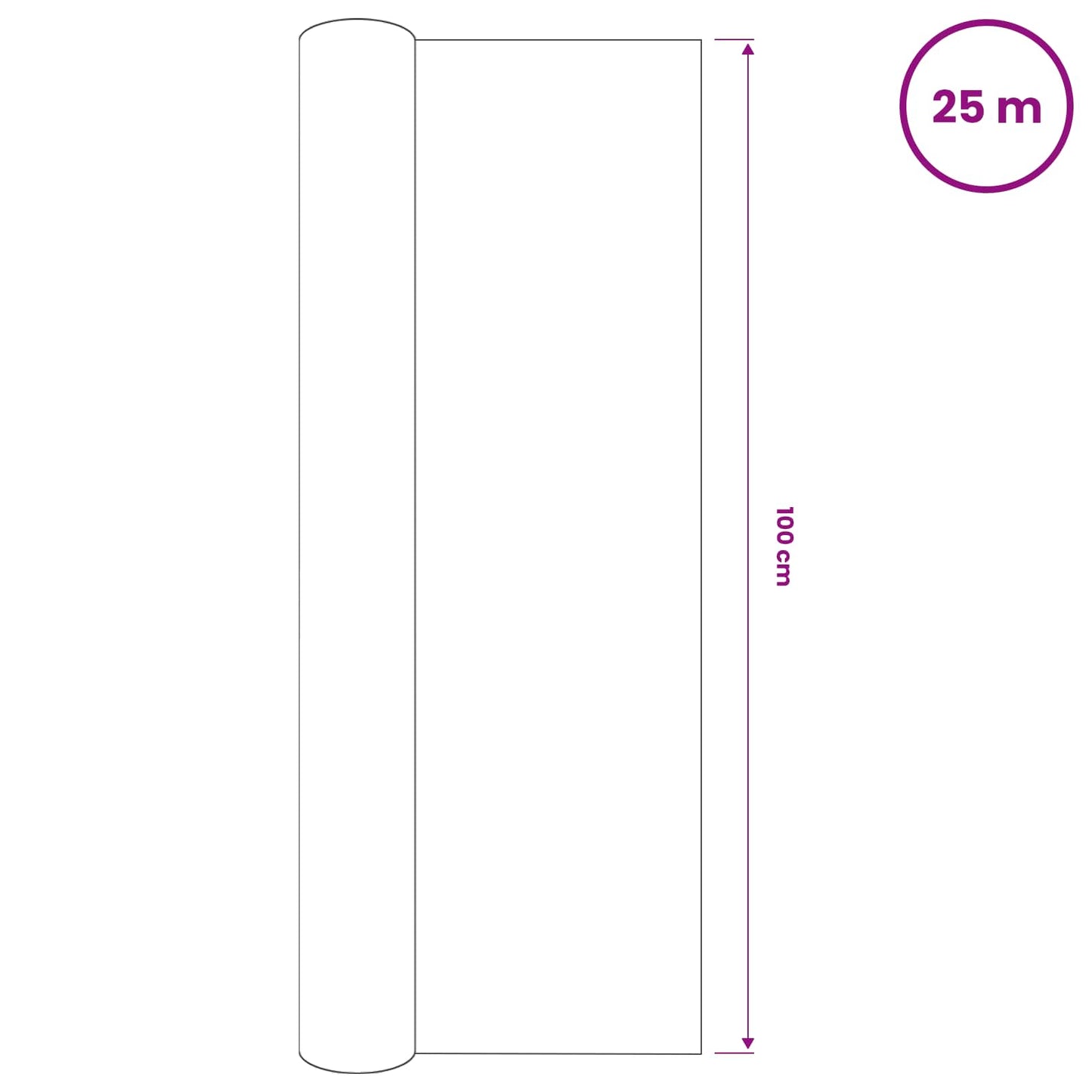 vidaXL Δίχτυ Σκίασης Μπεζ 1 x 25 μ. από HDPE 75 γρ./μ²