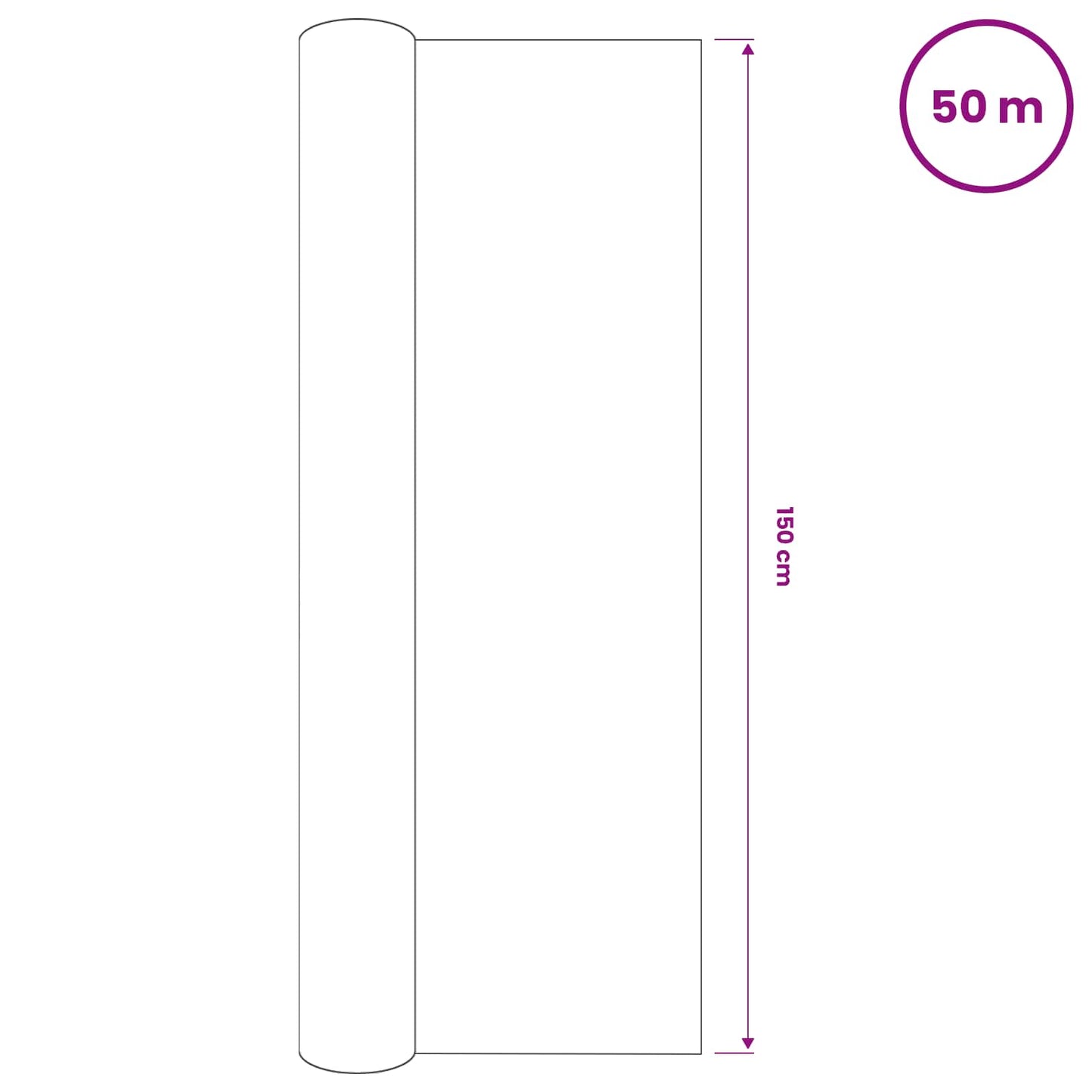 vidaXL Δίχτυ Σκίασης Μπεζ 1,5 x 50 μ. από HDPE 195 γρ./μ²