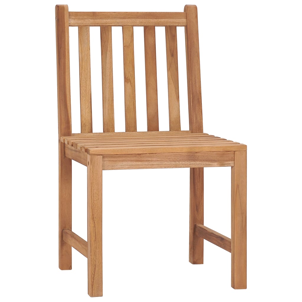 vidaXL Καρέκλες Κήπου 2 Τεμαχίων από Μασίφ Ξύλο Teak με Μαξιλάρια