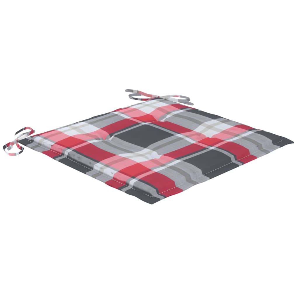 vidaXL Καρέκλες Κήπου 2 Τεμαχίων από Μασίφ Ξύλο Teak με Μαξιλάρια