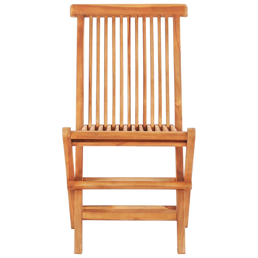 vidaXL Σετ Επίπλων Mπιστρό 3 τεμ. Μασίφ Ξύλο Teak με Γκρι Μαξιλάρια