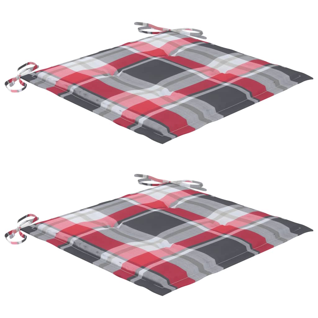 vidaXL Καρέκλες Κήπου Πτυσσόμενες 2 τεμ. από Μπαμπού με Μαξιλάρια