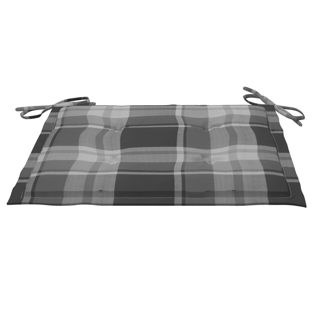 vidaXL Καρέκλες Κήπου Πτυσσόμενες 2 τεμ. από Μπαμπού με Μαξιλάρια