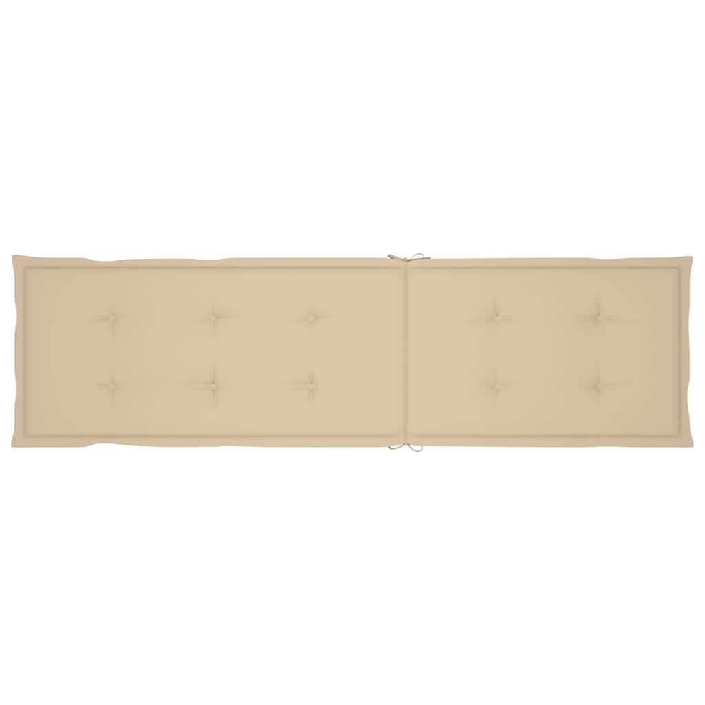 vidaXL Ξαπλώστρα Εξ. Χώρου με Υποπόδιο Μασίφ Ξύλο Ακακίας & Μαξιλάρι