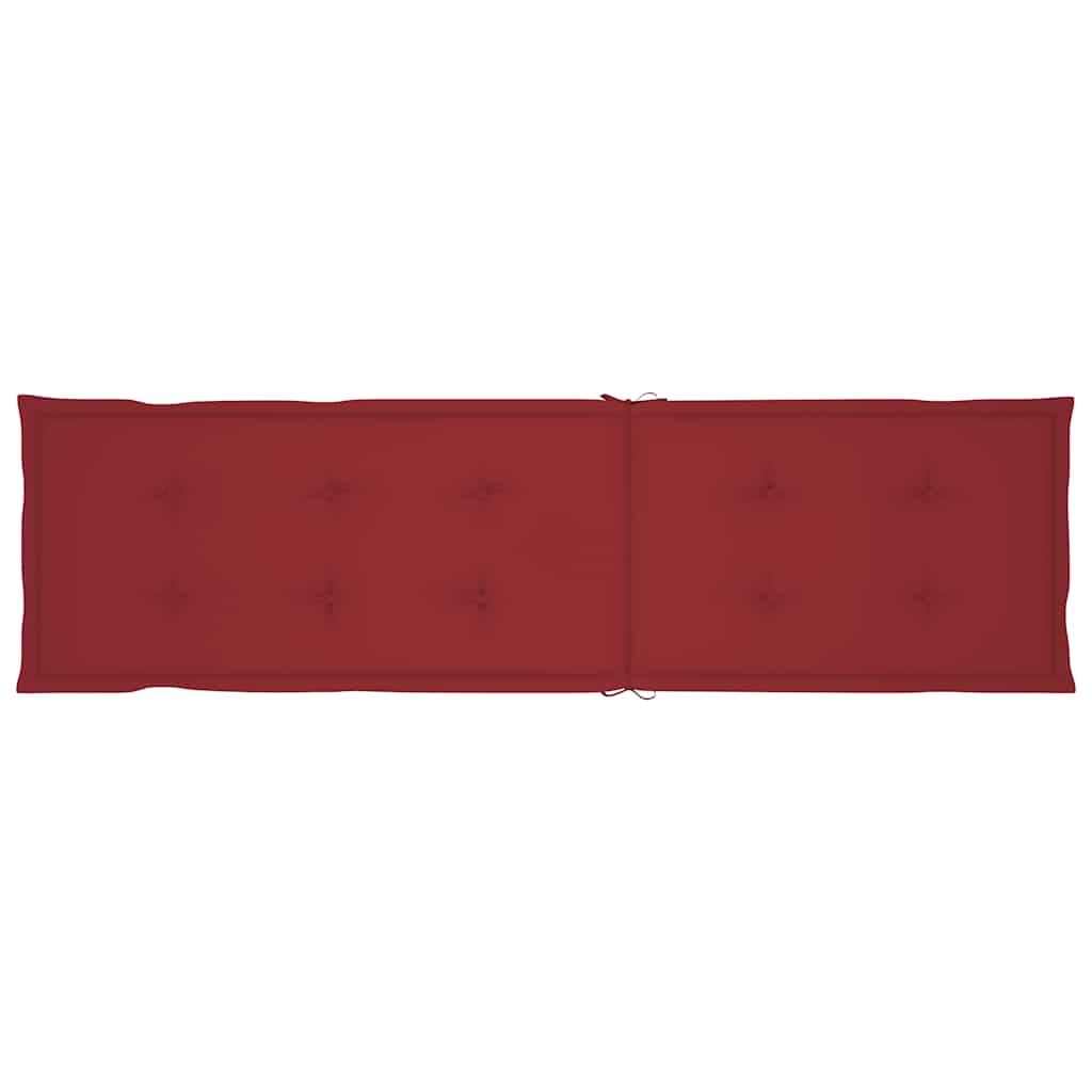 vidaXL Ξαπλώστρα Εξ. Χώρου με Υποπόδιο Μασίφ Ξύλο Ακακίας & Μαξιλάρι