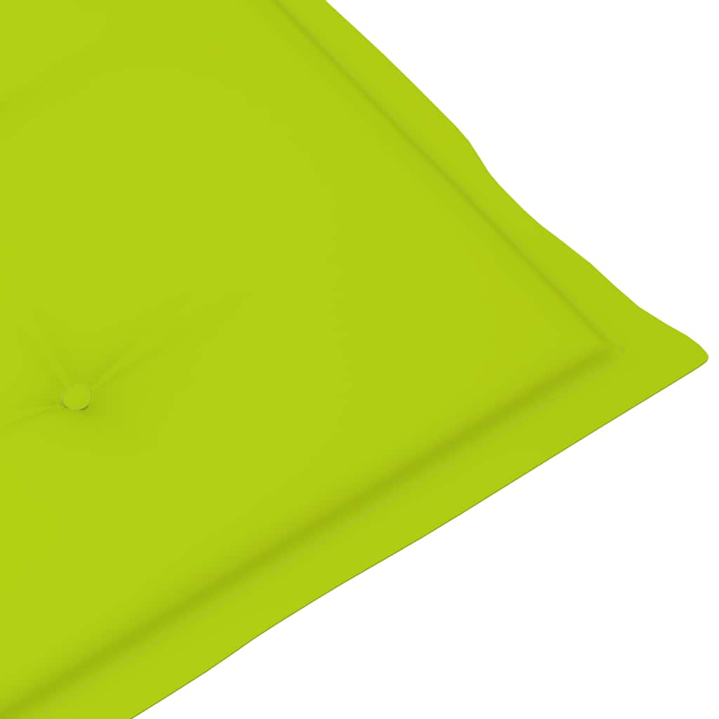 vidaXL Ξαπλώστρα Εξ. Χώρου με Υποπόδιο Μασίφ Ξύλο Ακακίας & Μαξιλάρι