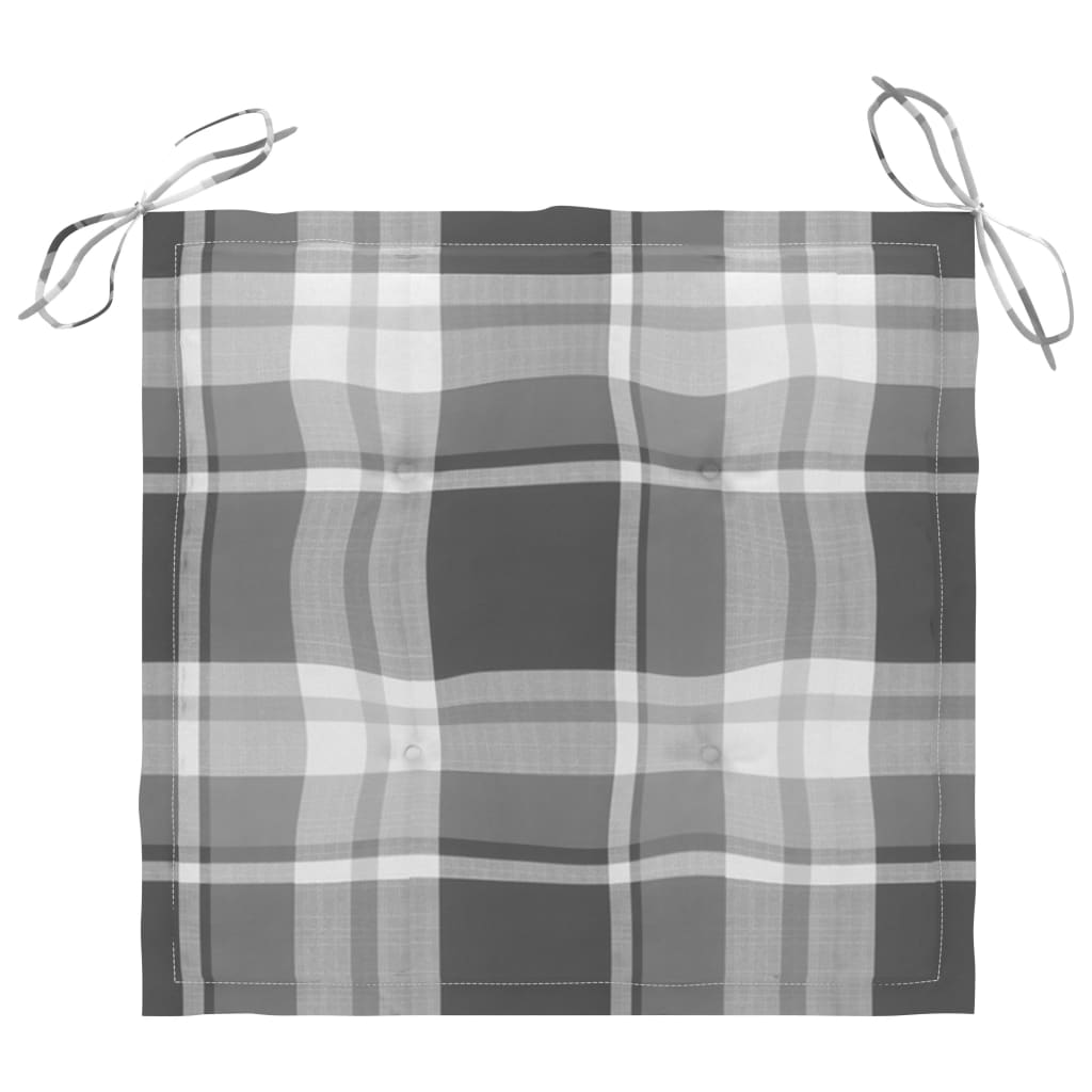 vidaXL Καρέκλες Τραπεζαρίας Εξ. Χώρου 3 τεμ. Ξύλο Ακακίας με Μαξιλάρια