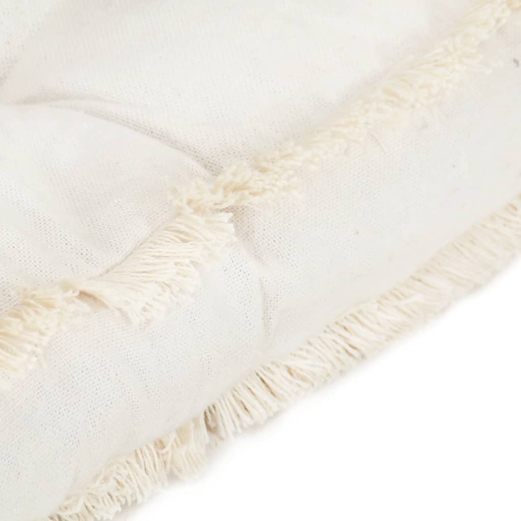 vidaXL Μαξιλάρι Καναπέ Παλέτας Μπεζ 120 x 40 x 7 εκ.