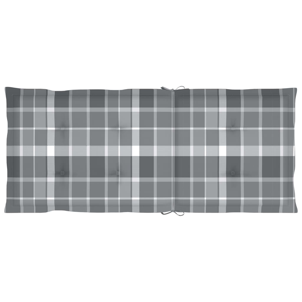 vidaXL Καρέκλες Κήπου Ανακλινόμενες 4 τεμ. Ξύλο Ακακίας με Μαξιλάρια