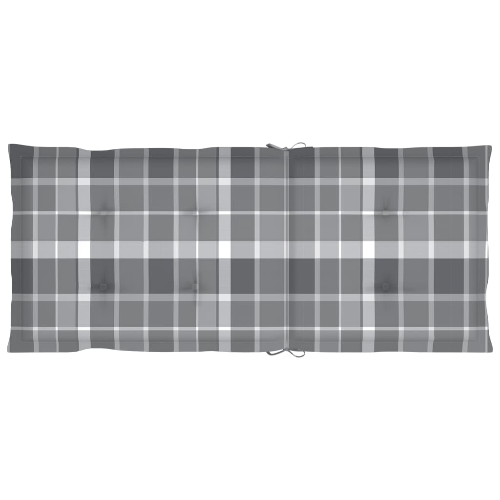 vidaXL Καρέκλες Κήπου Ανακλινόμενες 4 τεμ. Ξύλο Ακακίας με Μαξιλάρια