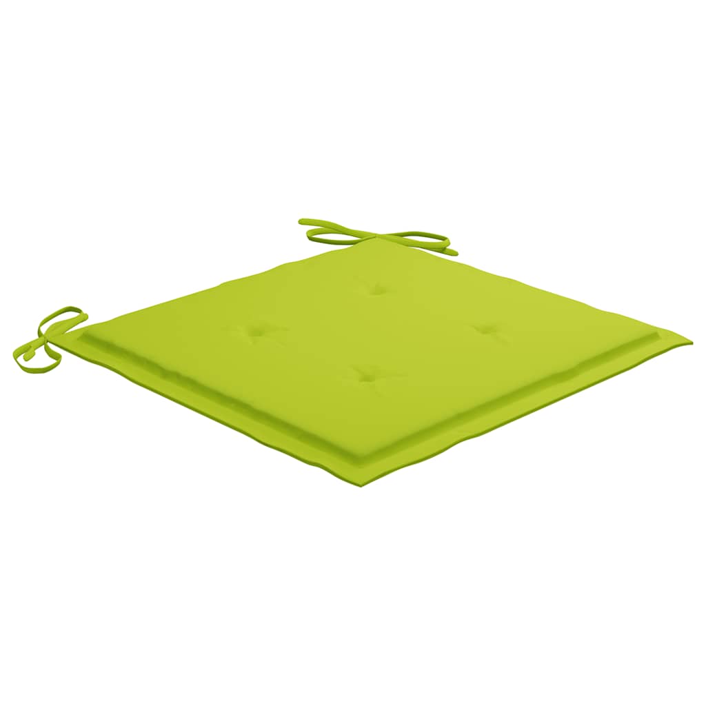 vidaXL Καρέκλες Εξωτ. Χώρου Πτυσσόμενες 6 τεμ Ξύλο Ακακίας & Μαξιλάρια