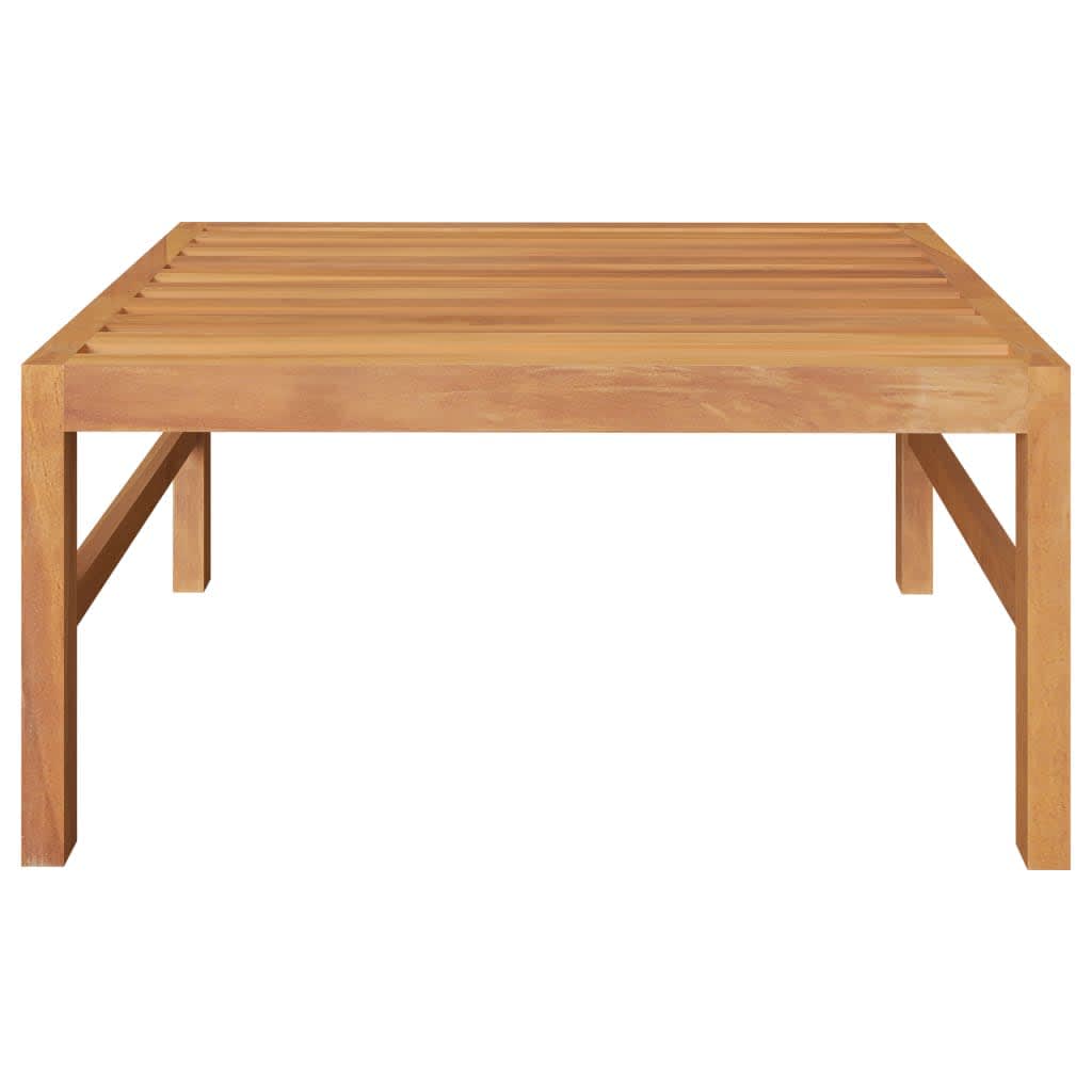 vidaXL Σαλόνι Κήπου Σετ 2 Τεμαχίων Ξύλο Teak με Σκούρα Γκρι Μαξιλάρια