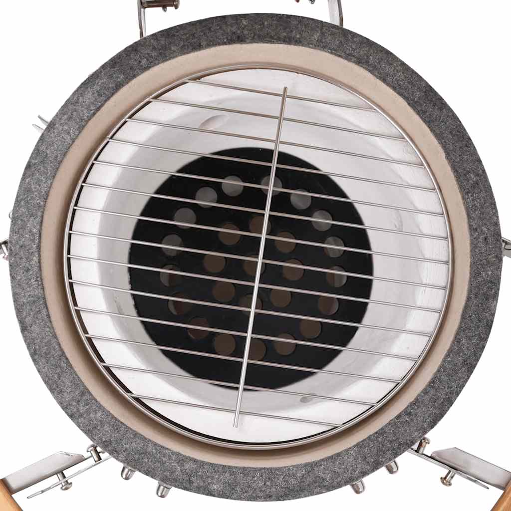 vidaXL Ψησταριά Καπνιστήριο Kamado 81 εκ. Κεραμική