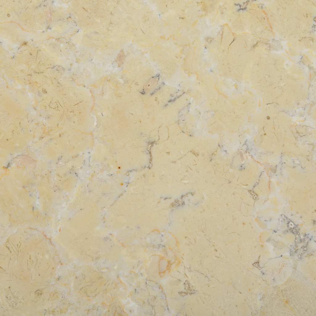 vidaXL Επιφάνεια Τραπεζιού Κρεμ Ø40 x 2,5 εκ. Μαρμάρινη