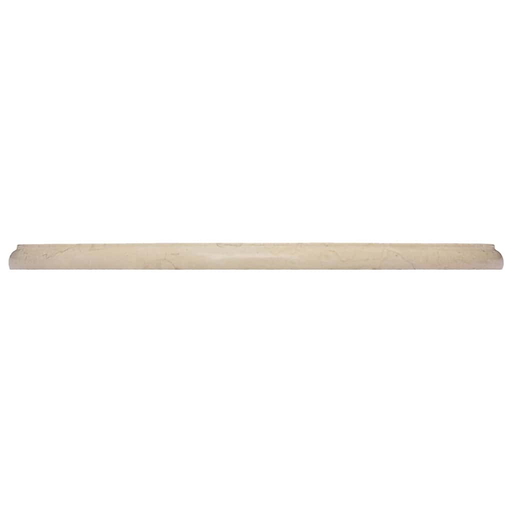 vidaXL Επιφάνεια Τραπεζιού Κρεμ Ø50 x 2,5 cm Μαρμάρινη