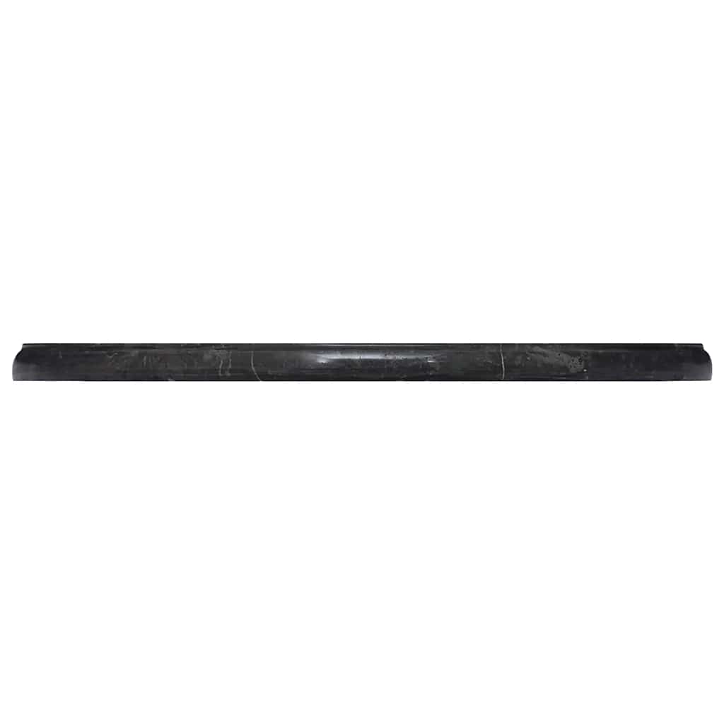 vidaXL Επιφάνεια Τραπεζιού Μαύρη Ø50 x 2,5 cm Μαρμάρινη