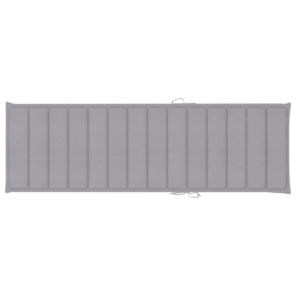 vidaXL Ξαπλώστρα Κήπου από Εμποτ. Ξύλο Πεύκου με Τραπεζάκι & Μαξιλάρι