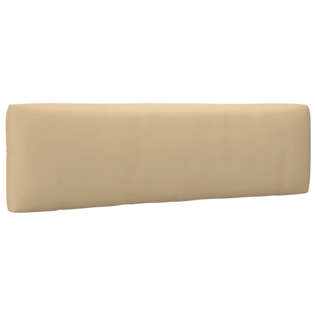 vidaXL Καναπές Κήπου Μεσαίος από Παλέτες Γκρι Ξύλο Πεύκου