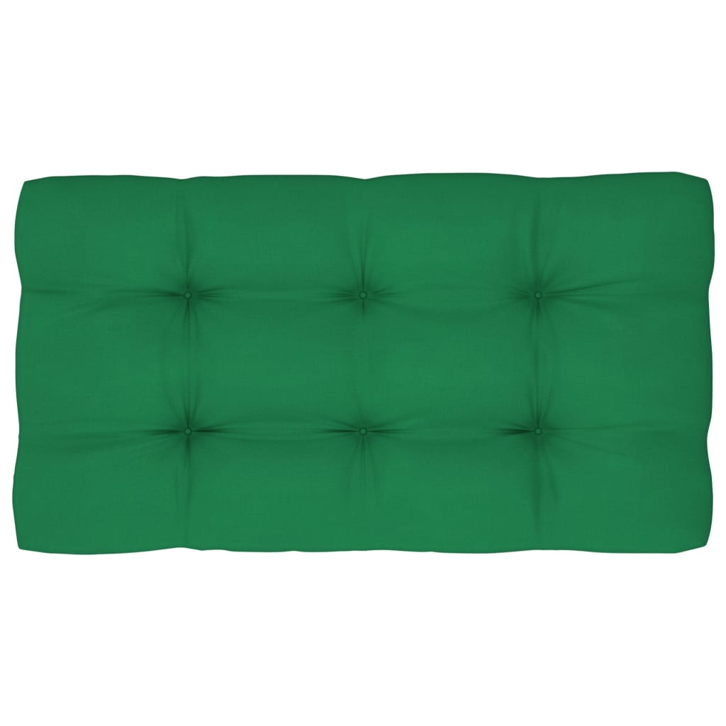 vidaXL Καναπές Κήπου Μεσαίος από Παλέτες Λευκό Ξύλο Πεύκου