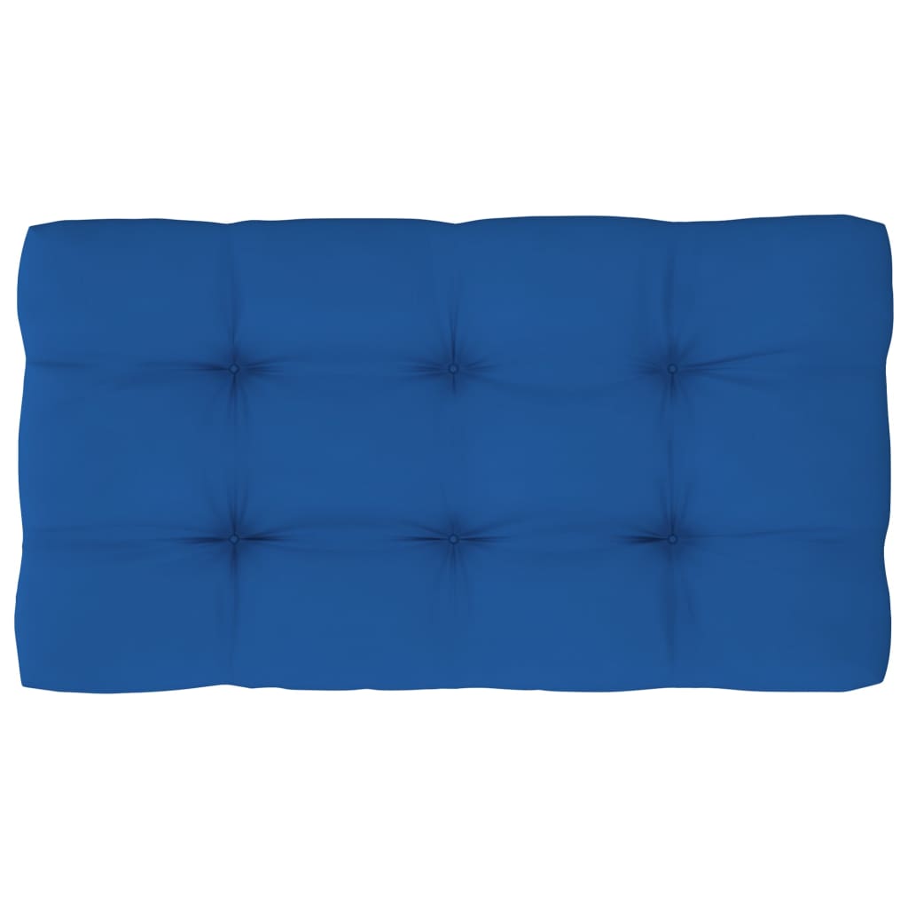 vidaXL Καναπές Κήπου Μεσαίος από Παλέτες Λευκό Ξύλο Πεύκου