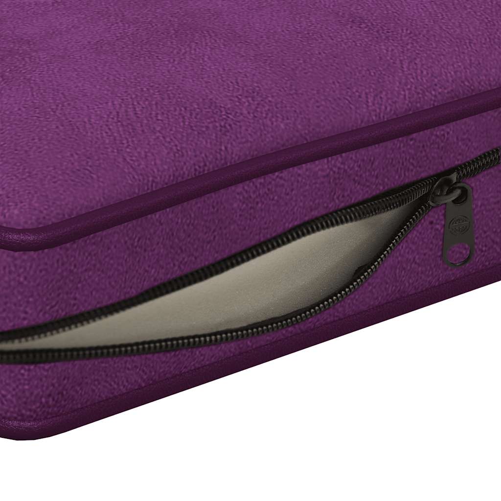 vidaXL Καναπές - Κρεβάτι Σκύλου Μπορντό 72 x 45 x 30 εκ. Βελουτέ