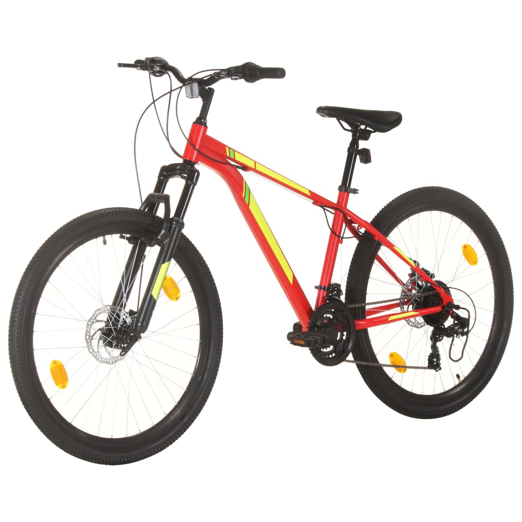 vidaXL Ποδήλατο Mountain 27,5'' Κόκκινο με 21 Ταχύτητες 38 εκ.