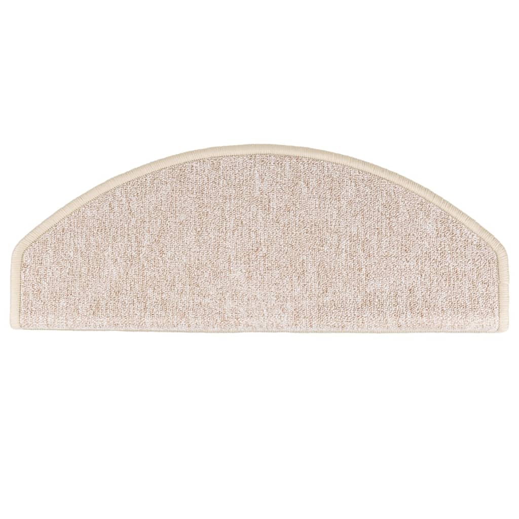 vidaXL Πατάκια Σκάλας 10 τεμ. Taupe 65x24x4 εκ.