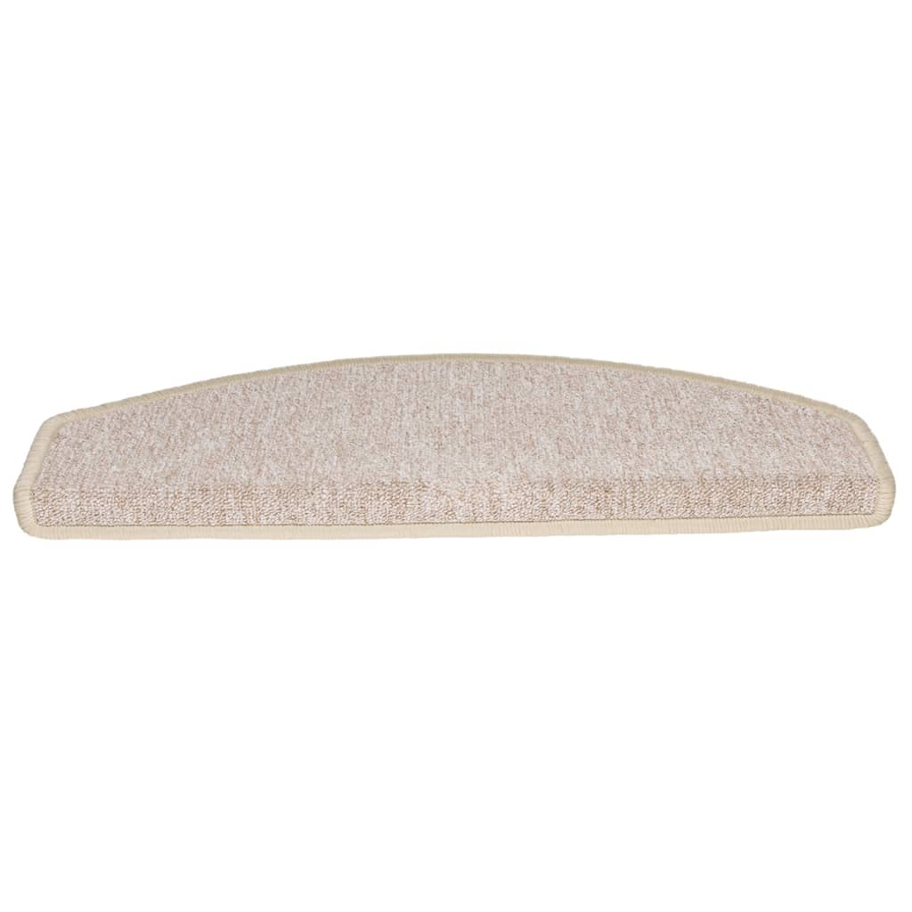vidaXL Πατάκια Σκάλας 10 τεμ. Taupe 65x24x4 εκ.