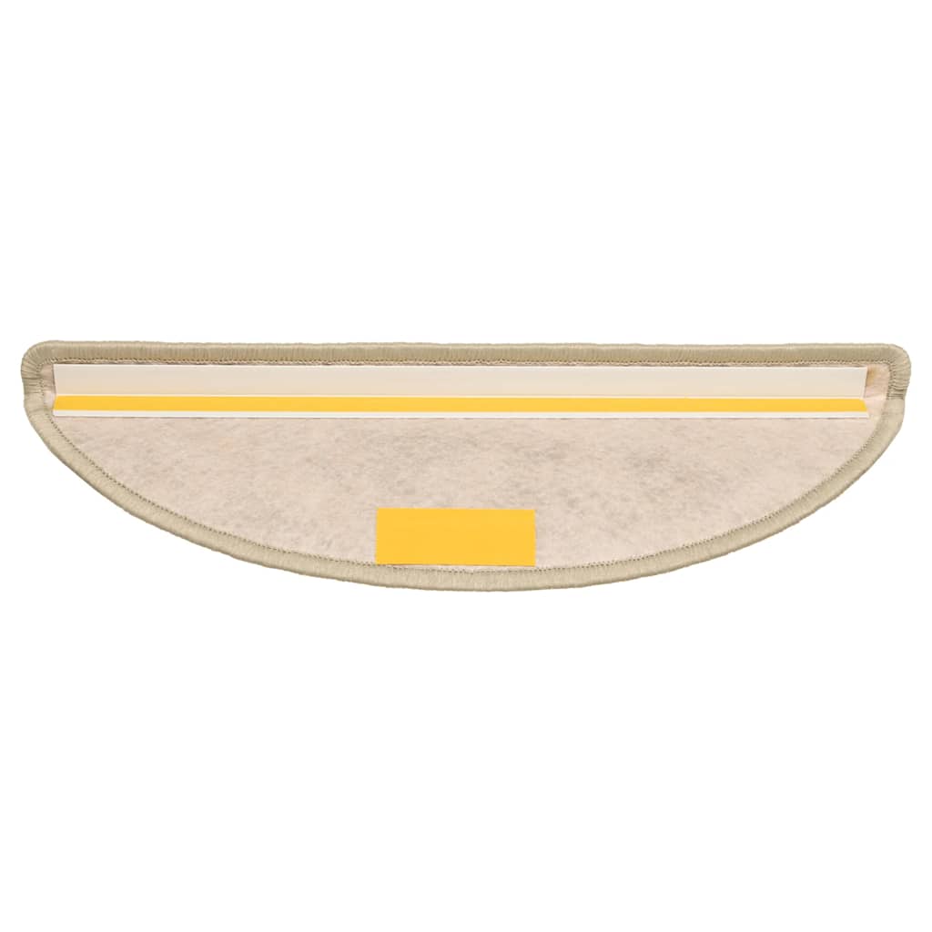 vidaXL Πατάκια Σκάλας Αυτοκόλλητα 15 τεμ. Όψη Σιζάλ Γκρι 56x17x3 εκ.