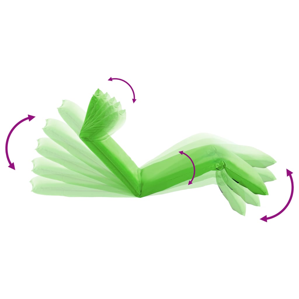 vidaXL Ξαπλώστρα Πτυσσόμενη Πράσινη από Ύφασμα Oxford