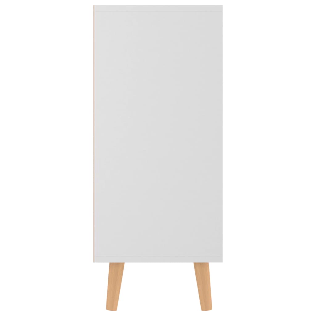 vidaXL Μπουφές Λευκός 90x30x72 εκ. από Επεξεργασμένο Ξύλο