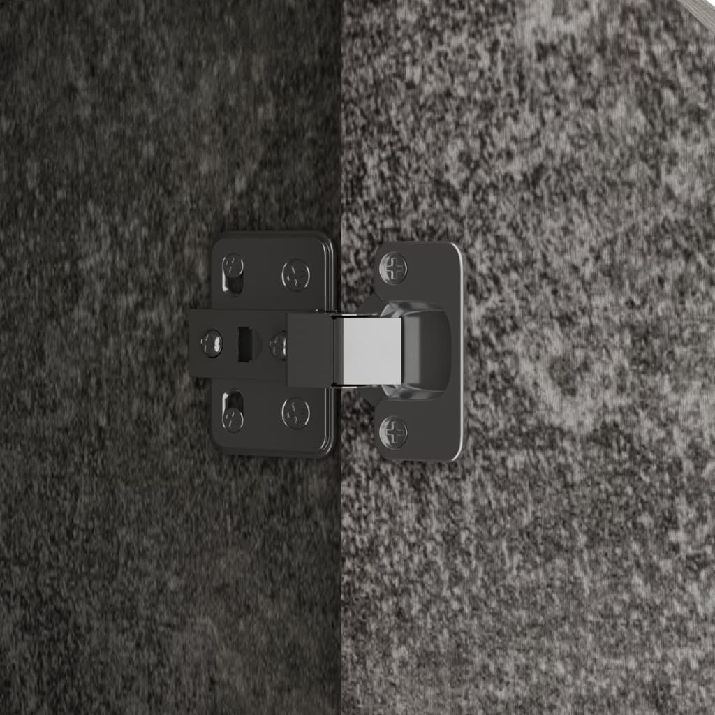 vidaXL Μπουφές Γκρι Σκυροδέματος 60x30x72 εκ. Επεξεργασμένο Ξύλο