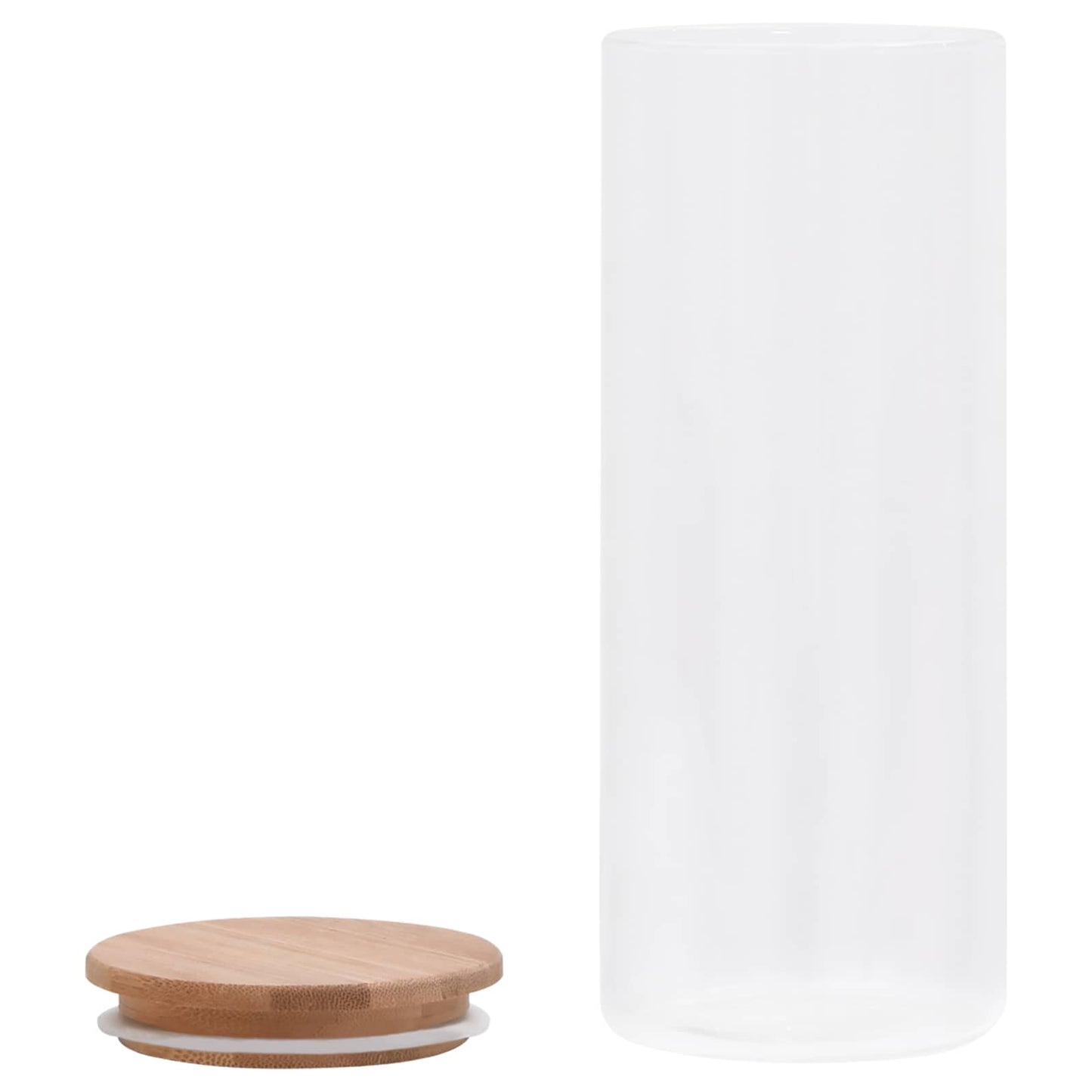 vidaXL Γυάλινο Βάζο 10 pcs Διαφανές 8,5 x 8,5 x 21,5 εκ Γυαλί