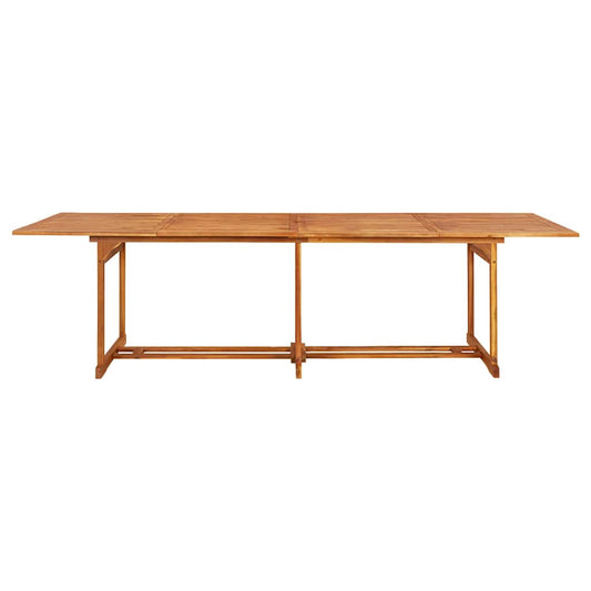 vidaXL Τραπεζαρία Κήπου 280 x 90 x 75 εκ. από Μασίφ Ξύλο Ακακίας