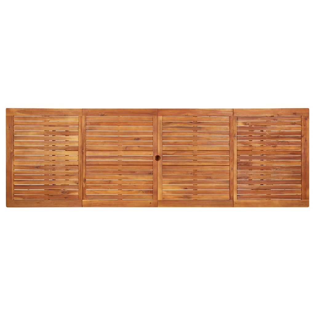 vidaXL Τραπεζαρία Κήπου 280 x 90 x 75 εκ. από Μασίφ Ξύλο Ακακίας