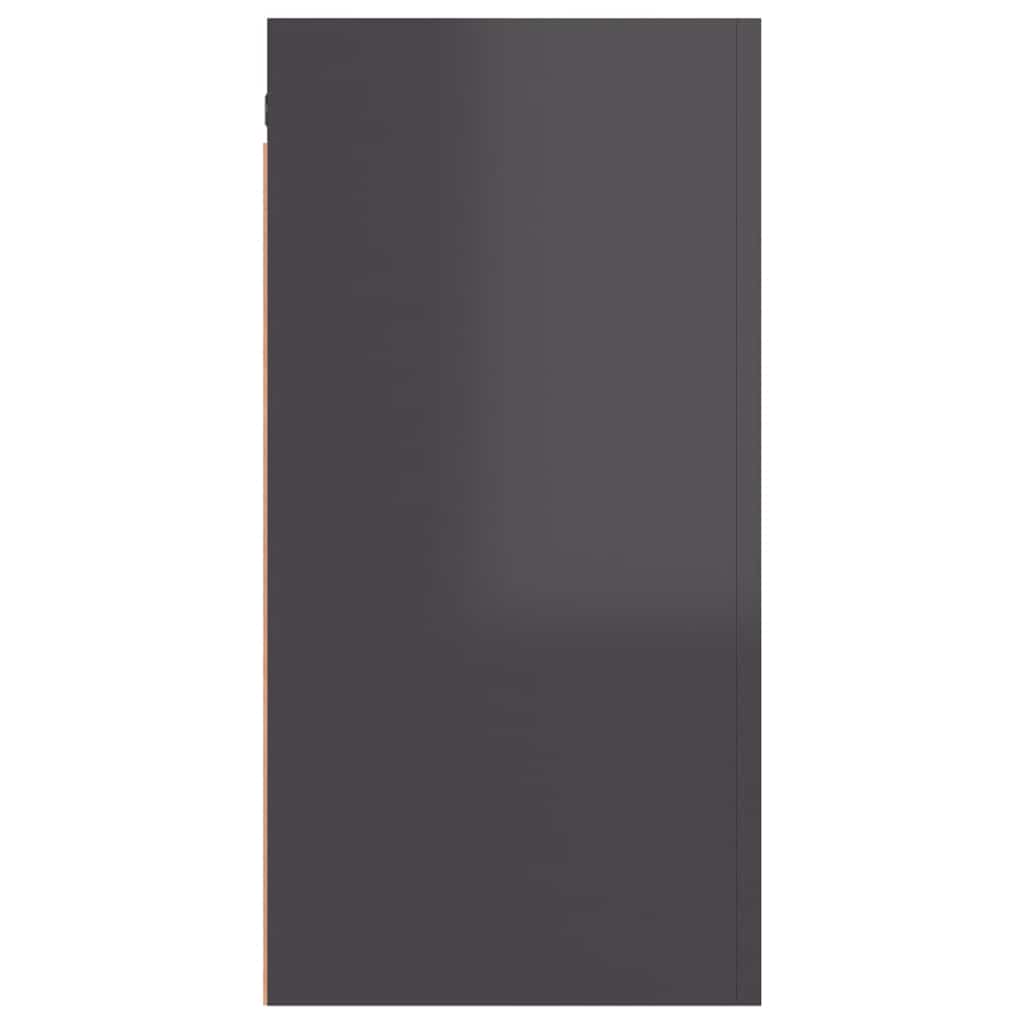 vidaXL Έπιπλα Τηλεόρασης 2 τεμ. Γυαλ. Γκρι 30,5x30x60 εκ. Επεξ. Ξύλο