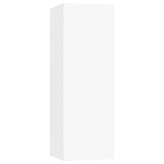 vidaXL Έπιπλο Τηλεόρασης Λευκό 30,5 x 30 x 90 εκ. από Επεξ. Ξύλο